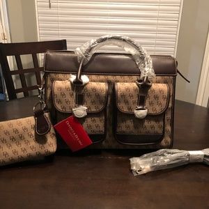 Downey & Bourke Double Pocket Tote